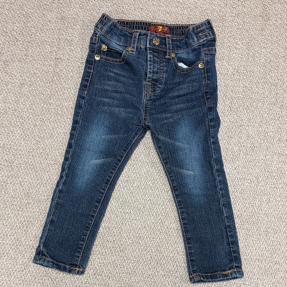 7 For All Mankind Kids Dark Blue Jeans